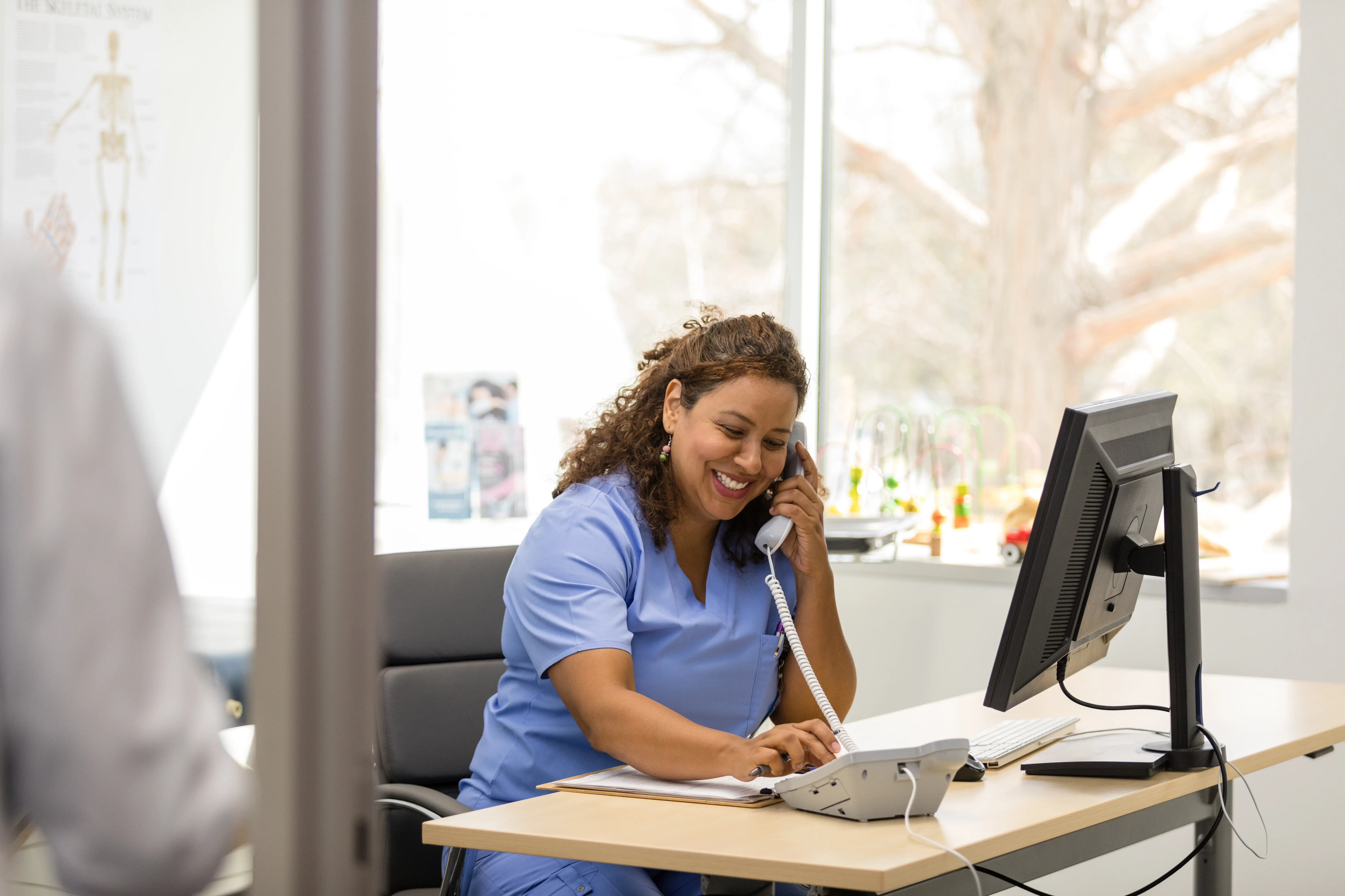 Receptionist nurse